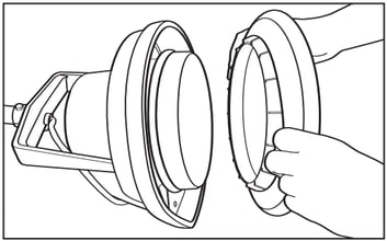 Attaching the pad